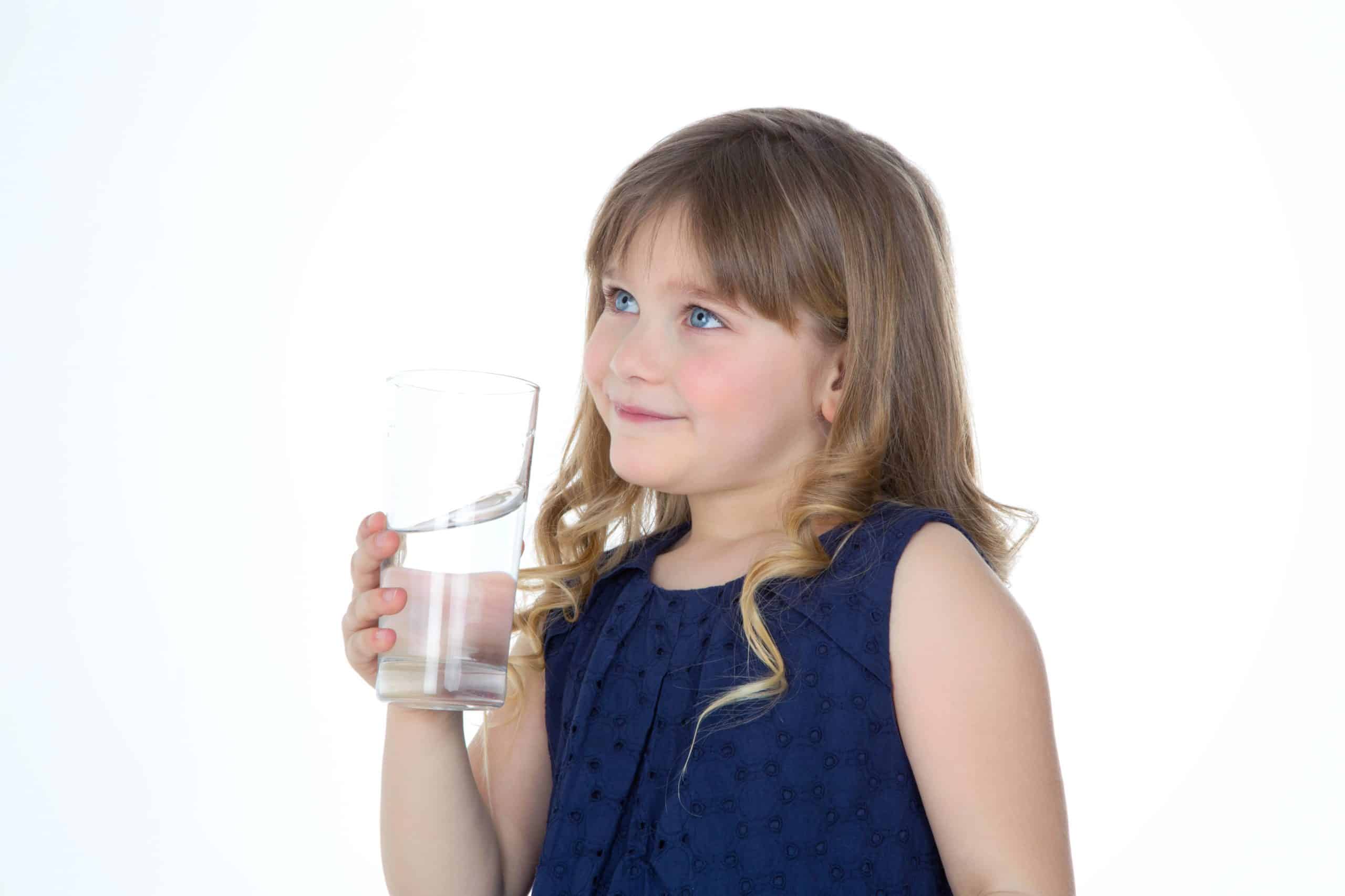 image of girl with water