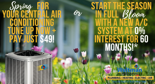image of spring a/c sale