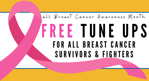 image of Free Tune Ups For All Breast Cancer Survivors & Fighters