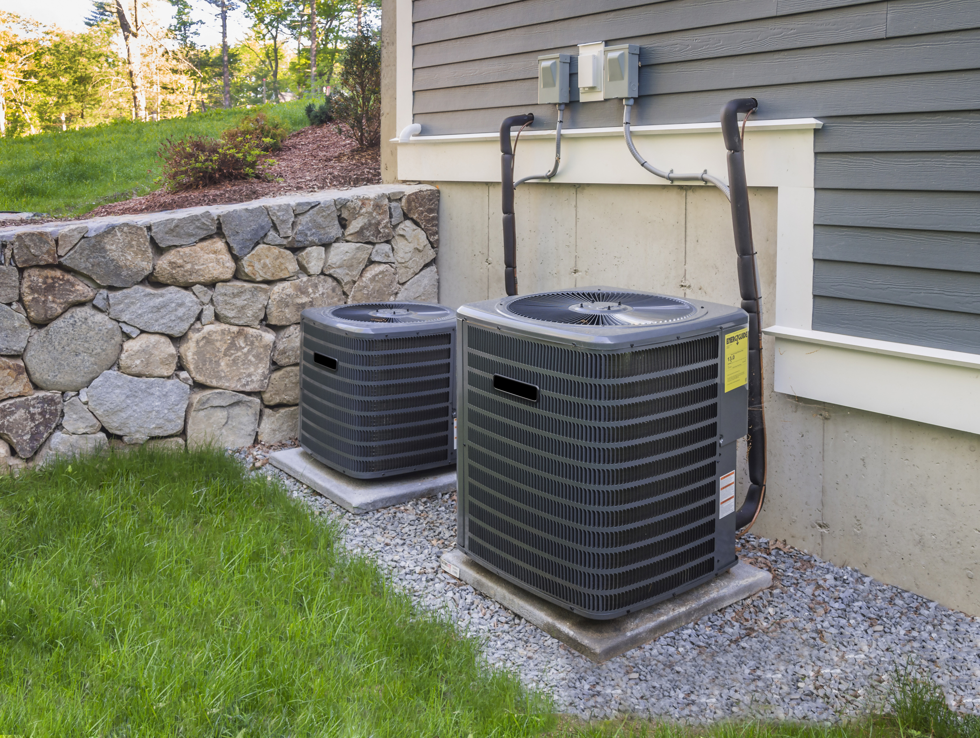 AC Units Outside Home