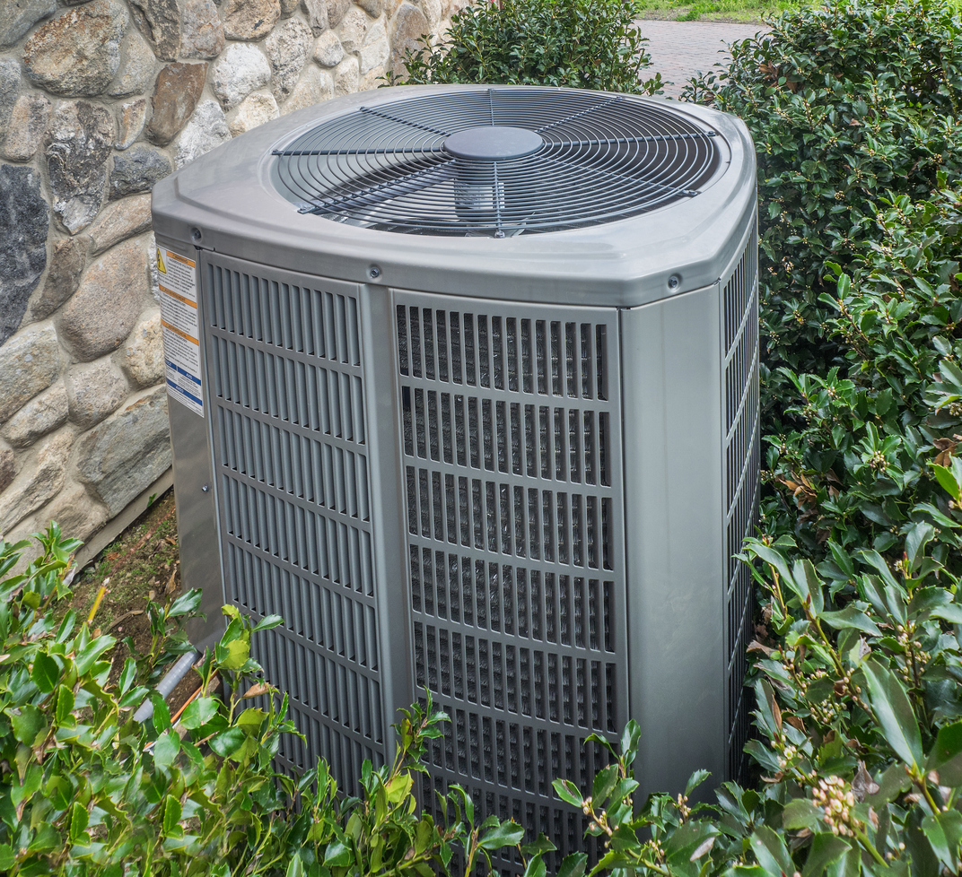 AC Unit Outside Home